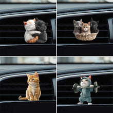 Load image into Gallery viewer, Car Air Freshener Diffuser Cat Car Air Outlet Perfume Clips Air Outlet Aroma Diffuser Ventilation Clip Car Interior Decoration
