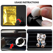 Load image into Gallery viewer, Car Air Freshener Diffuser Cat Car Air Outlet Perfume Clips Air Outlet Aroma Diffuser Ventilation Clip Car Interior Decoration
