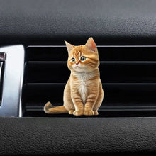Load image into Gallery viewer, Car Air Freshener Diffuser Cat Car Air Outlet Perfume Clips Air Outlet Aroma Diffuser Ventilation Clip Car Interior Decoration

