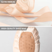Load image into Gallery viewer, 1Pair Professional Girls Ladies Ballet Pointe Shoes Satin Ribbon Ballet Shoes Performance Shoes Practice Dance Shoes
