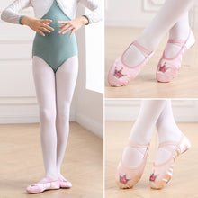 Load image into Gallery viewer, Kids Crown Satin Elastic Ballet Dance Shoes Soft Comfortable Breathable Dance Shoes Girls Female Ballet Soft Dance Shoes

