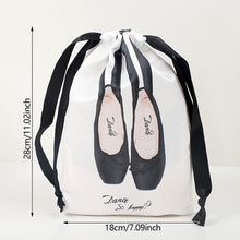 Load image into Gallery viewer, Stain Double Drawstring Children's Ballet Shoes Storage Bag Mobile Phone Dance Supplies Storage Bag Gift Bag
