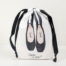 Load image into Gallery viewer, Stain Double Drawstring Children's Ballet Shoes Storage Bag Mobile Phone Dance Supplies Storage Bag Gift Bag
