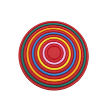 Load image into Gallery viewer, Car Interior PVC Cup Coasters Non-Slip Rainbow Car Drink Coaster Car Cup Holder Insert Cupholder Coaster Auto Decor Water Bottle Holder Pad
