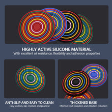 Load image into Gallery viewer, Car Interior PVC Cup Coasters Non-Slip Rainbow Car Drink Coaster Car Cup Holder Insert Cupholder Coaster Auto Decor Water Bottle Holder Pad
