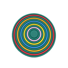 Load image into Gallery viewer, Car Interior PVC Cup Coasters Non-Slip Rainbow Car Drink Coaster Car Cup Holder Insert Cupholder Coaster Auto Decor Water Bottle Holder Pad
