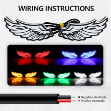 Load image into Gallery viewer, Motorcycle Auto LED DRL Daytime Running Lights Angel's Wings Backup Lamp Automobiles Reversing Parking Turn Signal Lamp
