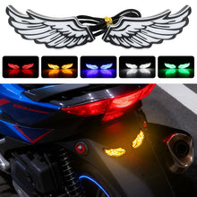 Load image into Gallery viewer, Motorcycle Auto LED DRL Daytime Running Lights Angel's Wings Backup Lamp Automobiles Reversing Parking Turn Signal Lamp
