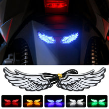 Load image into Gallery viewer, Motorcycle Auto LED DRL Daytime Running Lights Angel's Wings Backup Lamp Automobiles Reversing Parking Turn Signal Lamp
