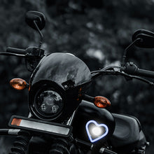 Load image into Gallery viewer, Motorcycle Heart Shaped Headlight Spot Light Flashing Light RGB Lamp For Scooter Lighting Motorcycles ATVs UTVs Lighting
