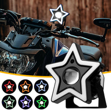 Load image into Gallery viewer, Motorcycle Star Shaped Headlight Spot Light Flashing Light RGB Lamp For Scooter Lighting Motorcycles ATVs UTVs Lighting
