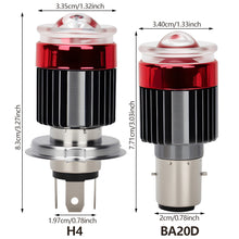 Load image into Gallery viewer, Motorcycle Led Headlight H4 BA20D Headlight Projector Lens Moto Signal Lamp Bulb Hi/Lo Beam Light Head Lamp
