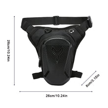 Load image into Gallery viewer, Motorcycle Riding Bag Multi-wear Leg Sling Waist Pack Waterproof Outdoor Sports Bag for Men Storage Backpack
