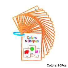 Load image into Gallery viewer, Interactive Double Side Montessori English Vocabulary Flashcards Kids Early Education Kindergarten Teacher Teaching Aids Classroom Supplies
