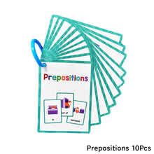 Load image into Gallery viewer, Interactive Double Side Montessori English Vocabulary Flashcards Kids Early Education Kindergarten Teacher Teaching Aids Classroom Supplies
