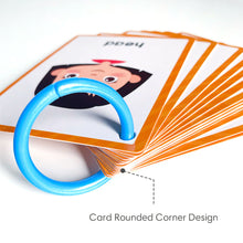 Load image into Gallery viewer, Interactive Double Side Montessori English Vocabulary Flashcards Kids Early Education Kindergarten Teacher Teaching Aids Classroom Supplies
