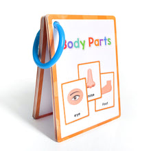 Load image into Gallery viewer, Interactive Double Side Montessori English Vocabulary Flashcards Kids Early Education Kindergarten Teacher Teaching Aids Classroom Supplies
