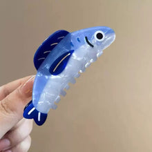 Load image into Gallery viewer, Cute Sardine Hair Claw Clip Non Slip Lightweight Acetate Hair Barrettes For Women Female Hair Ornament Accessories
