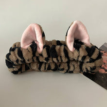 Load image into Gallery viewer, 3pcs Set Cute Cat Ear Plush Hairband Elastic Wrist Strap For Women Girls Makeup Washing Face Hair Accessory
