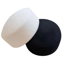 Load image into Gallery viewer, Autumn Winter Womens Wool Felt Beret Hard Top Pillbox Hat Retro Vintage Trendy For Party Wedding Formal
