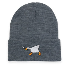 Load image into Gallery viewer, Goose Embroidered Warm Knitted Hat Autumn Winter Woolen Cap Unisex Skullies Beanies For Outdoor Sports Casual Wear

