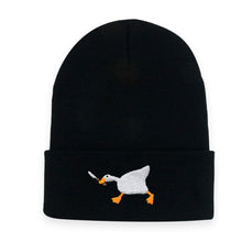 Load image into Gallery viewer, Goose Embroidered Warm Knitted Hat Autumn Winter Woolen Cap Unisex Skullies Beanies For Outdoor Sports Casual Wear
