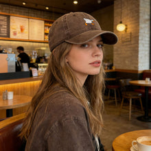 Load image into Gallery viewer, Goose Embroidery Baseball Cap Unisex Adjustable Solid Color Casual Fashion Trucker Couple Tide Caps
