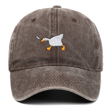 Load image into Gallery viewer, Goose Embroidery Baseball Cap Unisex Adjustable Solid Color Casual Fashion Trucker Couple Tide Caps
