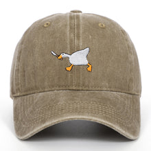 Load image into Gallery viewer, Goose Embroidery Baseball Cap Unisex Adjustable Solid Color Casual Fashion Trucker Couple Tide Caps
