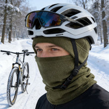 Load image into Gallery viewer, Autumn Winter Warm Fleece Hat Scarf Balaclava Set Coldproof Thermal Neck Warmer Beanies For Men Women Outdoor Ski Mountaineering Cycling
