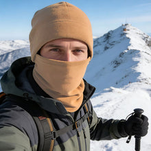 Load image into Gallery viewer, Autumn Winter Warm Fleece Hat Scarf Balaclava Set Coldproof Thermal Neck Warmer Beanies For Men Women Outdoor Ski Mountaineering Cycling
