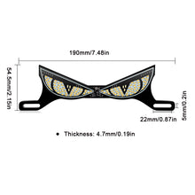 Load image into Gallery viewer, 12V Universal Motorcycle License Plate Screw LED Running Light Angel Eyes Devil Eye Flashing Signal Light
