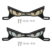 Load image into Gallery viewer, 12V Universal Motorcycle License Plate Screw LED Running Light Angel Eyes Devil Eye Flashing Signal Light
