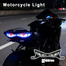 Load image into Gallery viewer, 12V Universal Motorcycle License Plate Screw LED Running Light Angel Eyes Devil Eye Flashing Signal Light
