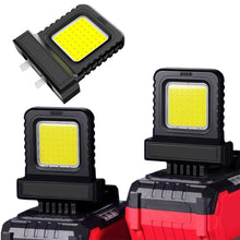 Load image into Gallery viewer, 20-21V LED Work Light with COB Flood Beam Battery Interface for Power Tools High Brightness Powered Lamp
