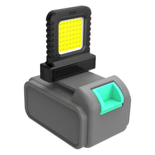 Load image into Gallery viewer, 20-21V LED Work Light with COB Flood Beam Battery Interface for Power Tools High Brightness Powered Lamp
