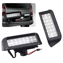 Load image into Gallery viewer, Car LED License Plate Light Replacement Number Plate Lamp Canbus Error-Free Bulbs for Peugeot Citroen Toyota Fiat Opel
