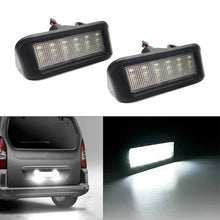 Load image into Gallery viewer, Car LED License Plate Light Replacement Number Plate Lamp Canbus Error-Free Bulbs for Peugeot Citroen Toyota Fiat Opel
