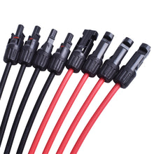 Load image into Gallery viewer, MC4 Y Branch Connector for Solar Panels 2 to 4/6/8 Parallel Connection Red Black Cable Photovoltaic System Wiring Accessory
