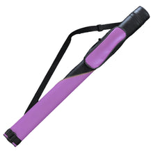 Load image into Gallery viewer, 1/2 Split Billiard Cue Storage Bag Anti-Deformation Oval-Shaped Spliced Color Cue Tube Single-Shoulder Backpack Billiard Supplies
