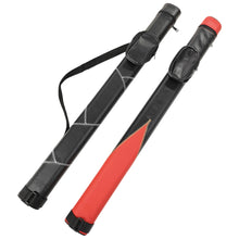 Load image into Gallery viewer, 1/2 Split Billiard Cue Storage Bag Anti-Deformation Oval-Shaped Spliced Color Cue Tube Single-Shoulder Backpack Billiard Supplies
