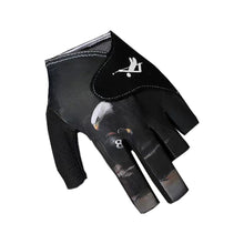 Load image into Gallery viewer, 1PC Professional Left Hand Billiards Glove High Elasticity Breathable Snooker Glove with Non-Slip Pad Hook and Loop Fastening (Pattern Design)
