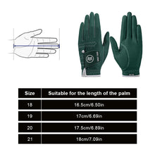 Load image into Gallery viewer, 1Pair Women's Golf Gloves Nano Microfiber Anti-Slip Breathable UV Protection Sport Gloves
