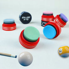 Load image into Gallery viewer, Professional Round Billiard Chalk with Storage Aluminum Case Cue Tip Scuffer Billiards Accessories
