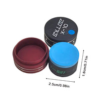 Load image into Gallery viewer, Professional Round Billiard Chalk with Storage Aluminum Case Cue Tip Scuffer Billiards Accessories
