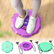 Load image into Gallery viewer, 3D Rotating Waist Twister Disc with Resistance Bands Non-Slip Massage Base Abdominal Training Fat Burning Fitness Equipment

