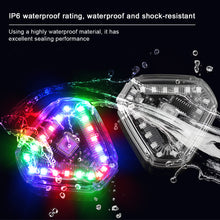 Load image into Gallery viewer, Wireless Navigation Light Solar and USB Charging Anti-Rear-End Warning LED Strobe Light For Electric Motorcycles Hook-and-Loop or Magnetic Fixed

