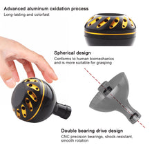 Load image into Gallery viewer, Lure Fishing Reel Aluminum Alloy Spherical Hollow-Out Handle Knob Universal Modification Accessories for Baitcast Spinning Reels Fishing Supplies
