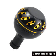 Load image into Gallery viewer, Lure Fishing Reel Aluminum Alloy Spherical Hollow-Out Handle Knob Universal Modification Accessories for Baitcast Spinning Reels Fishing Supplies
