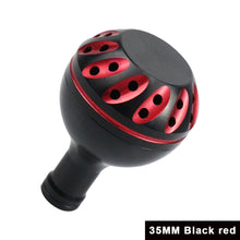 Load image into Gallery viewer, Lure Fishing Reel Aluminum Alloy Spherical Hollow-Out Handle Knob Universal Modification Accessories for Baitcast Spinning Reels Fishing Supplies
